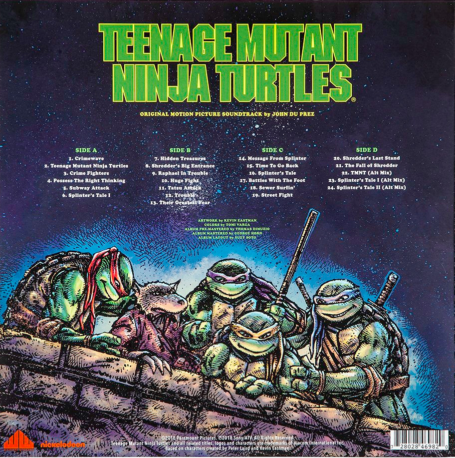 The Entire 'Teenage Mutant Ninja Turtles' Movie Score Is Being Released