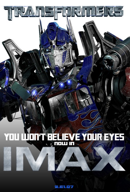 Transformers IMAX Poster