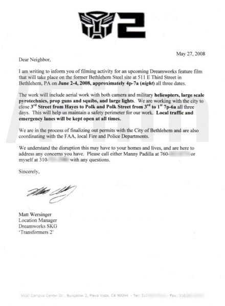 Transformers 2 letter