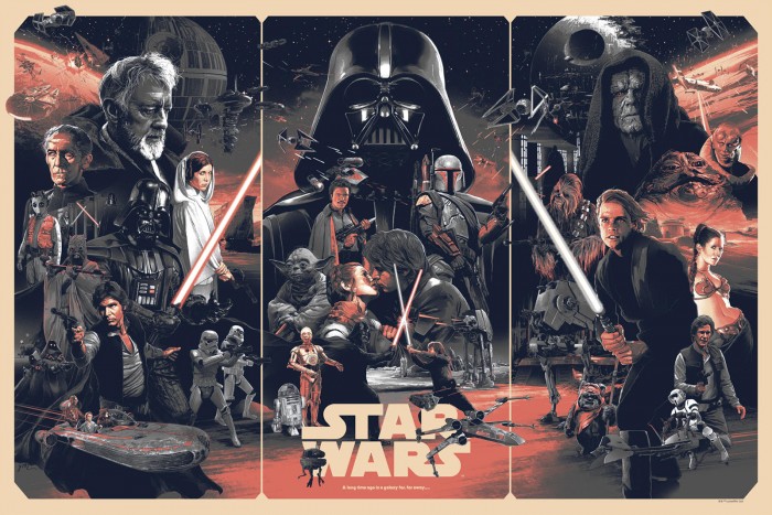 Gabz star wars poster print variant