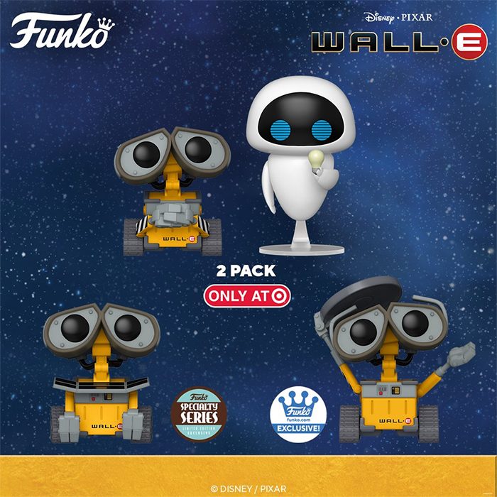 New WALL-E Funko POPs