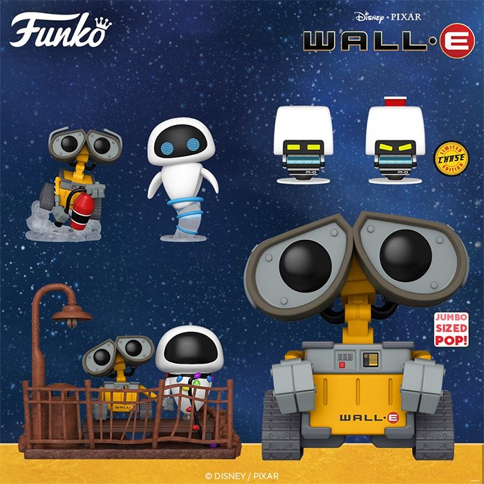 New WALL-E Funko POPs