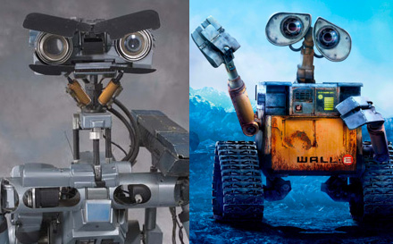 WALL-E vs. Short Circuit