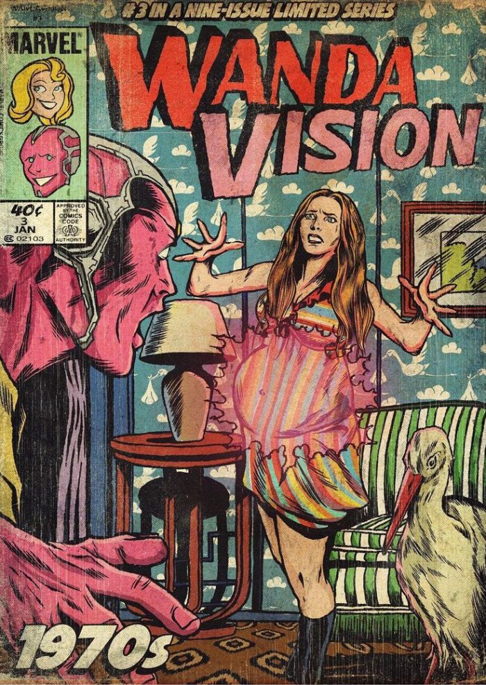 WandaVision Vintage Comic