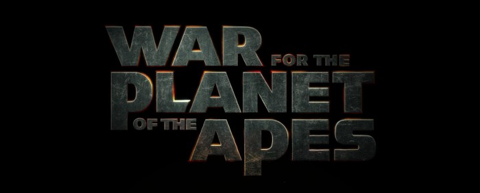 war for the planet of the apes title logo