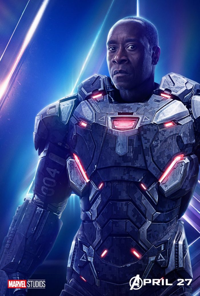 war machine infinity war poster