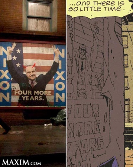 Comparing The Watchmen Set Photos to The Comic Books