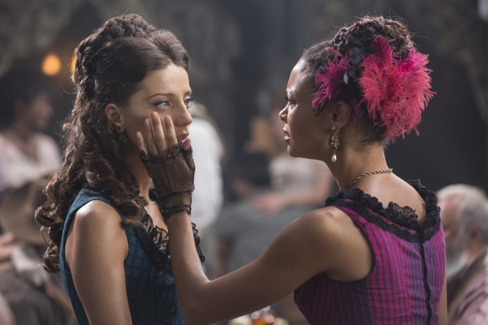 westworld dissonance theory thandie newton angela sarafyan