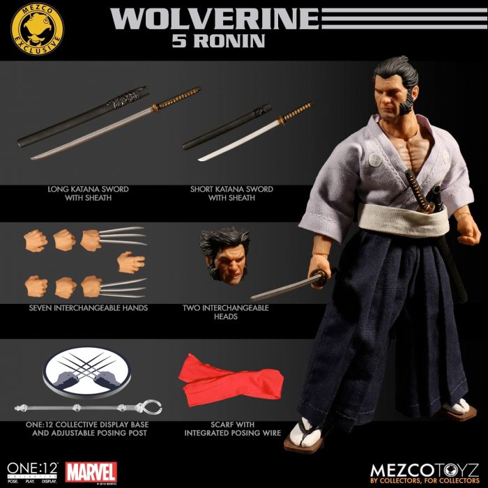 Wolverine 5 Ronin - Mezco Toyz