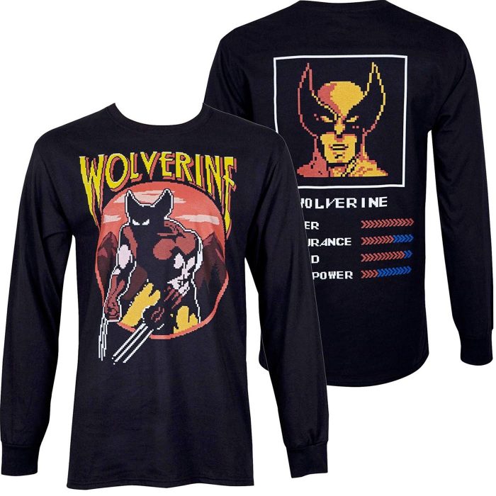 Wolverine T-Shirt Arcade Stats