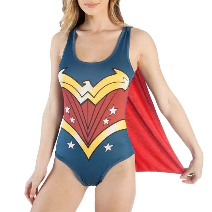 Wonder Woman Bathing Suit with Cape