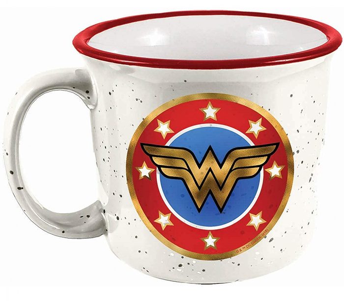 Wonder Woman Ceramic Camping Mug