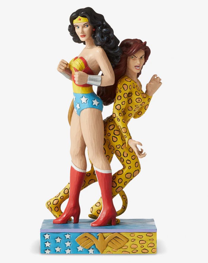 Wonder Woman and Cheetah Statue