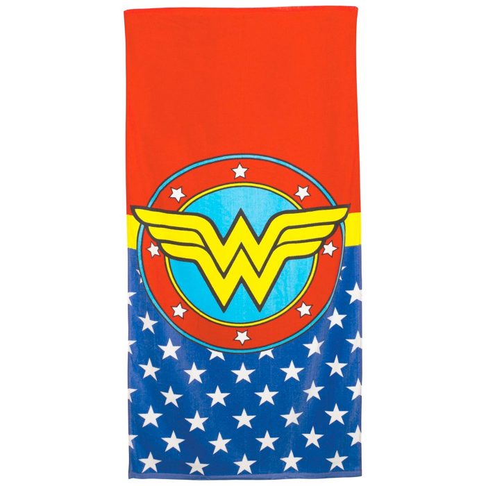 Wonder Woman Classic Logo Beach Towel