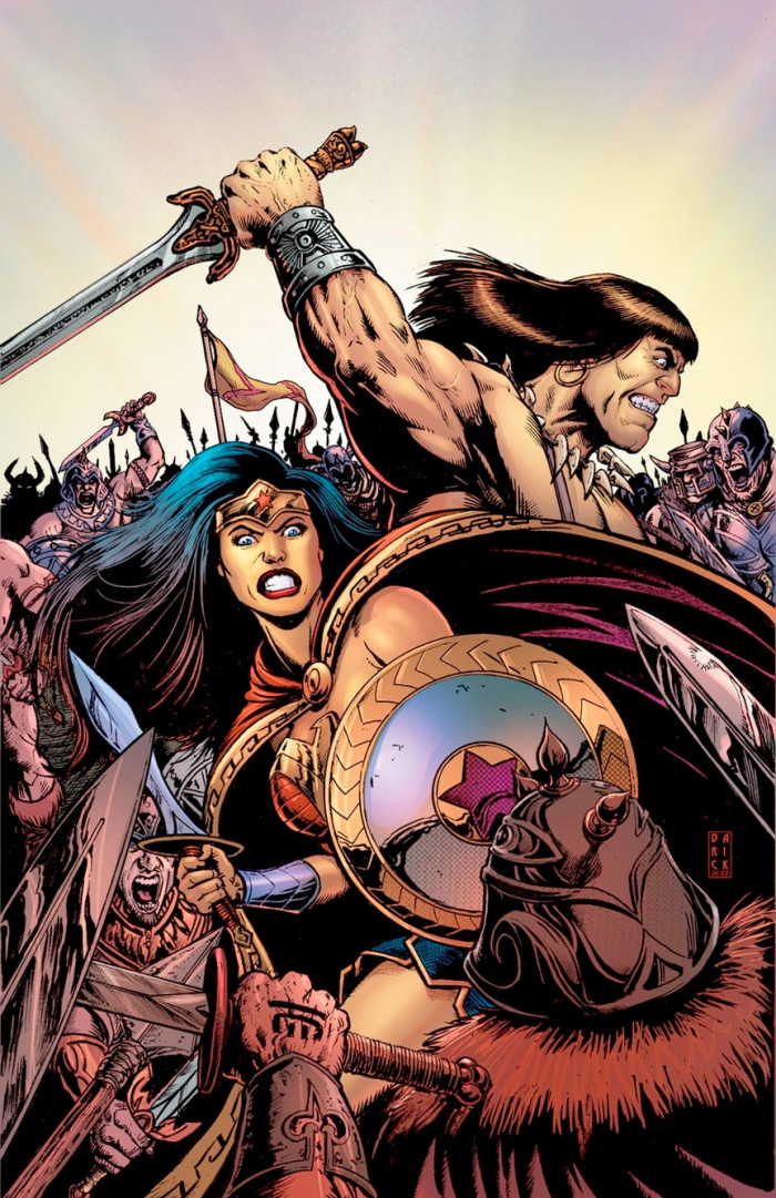 Wonder Woman and Conan the Barbarian