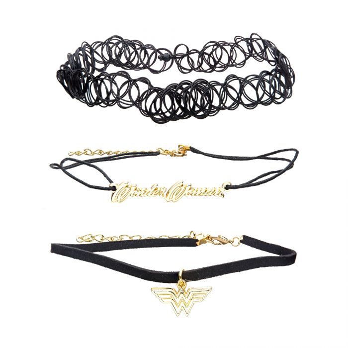 Wonder Woman Elastic Tattoo and Choker Set