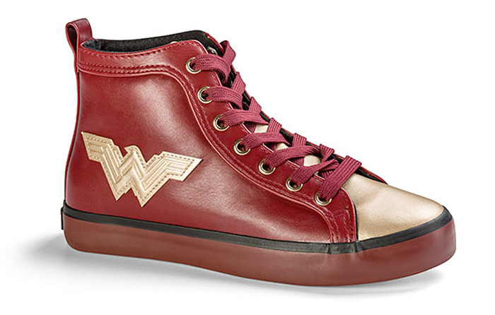 Wonder Woman Hi-Top Sneakers