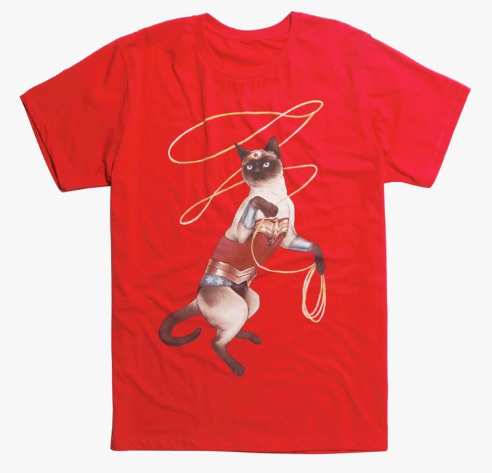 Wonder Woman - Jenny Parks Siamese Cat Shirt