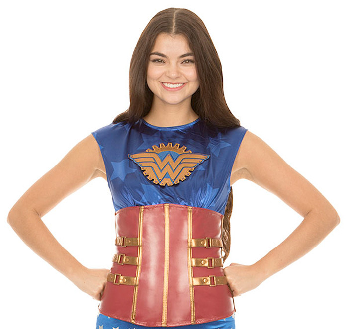 Wonder Woman Steampunk Corset