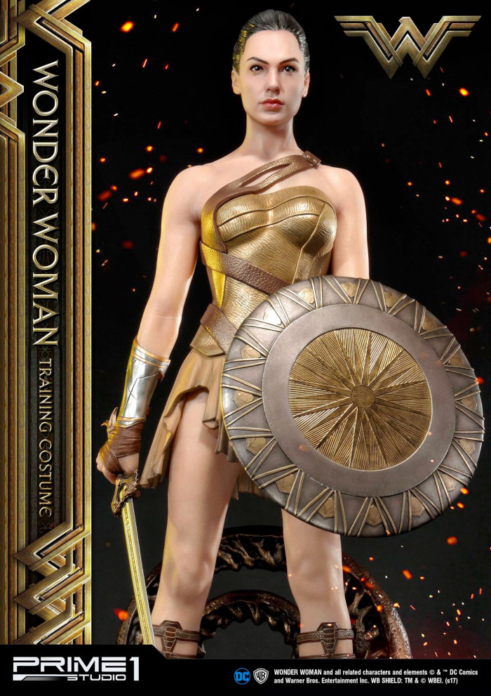 Wonder Woman Training Gear Statue