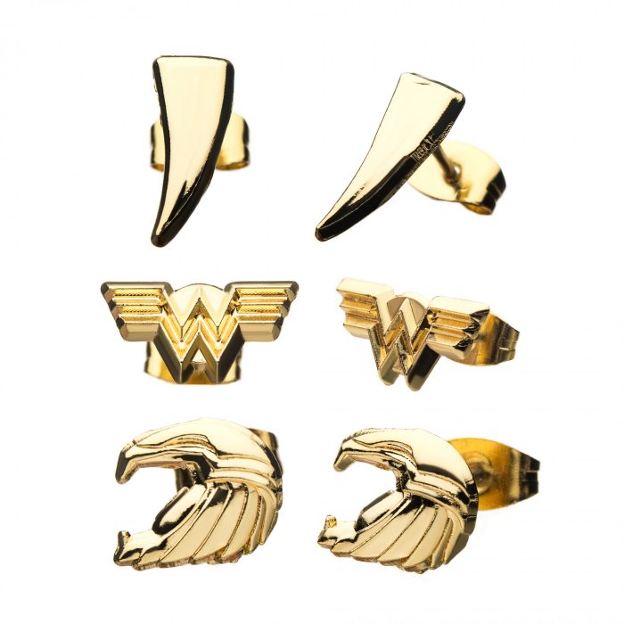 Wonder Woman 1984 Golden Eagle Armor Earrings