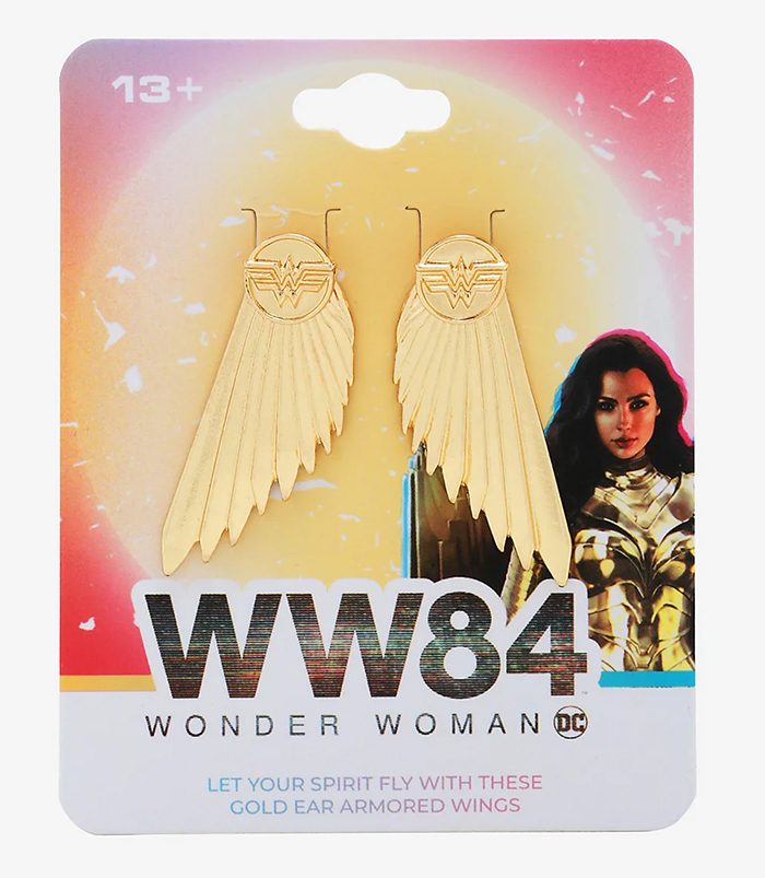 Wonder Woman 1984 Golden Wing Earrings