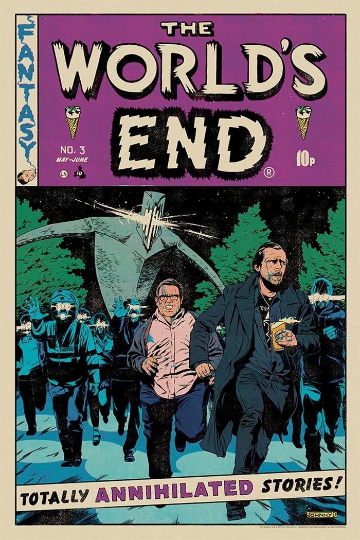 Mondo Cornetto Trilogy Prints - The World's End