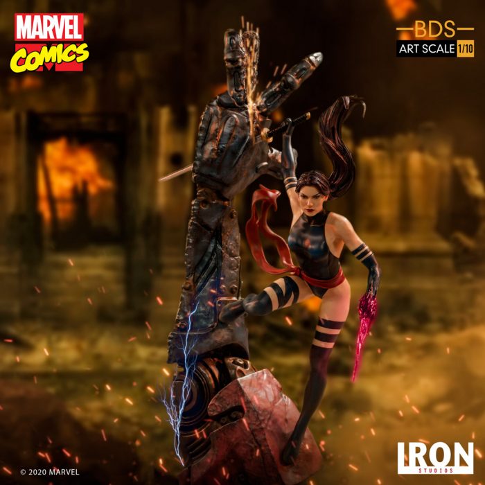 X-Men Psylocke Battle Diorama Statue