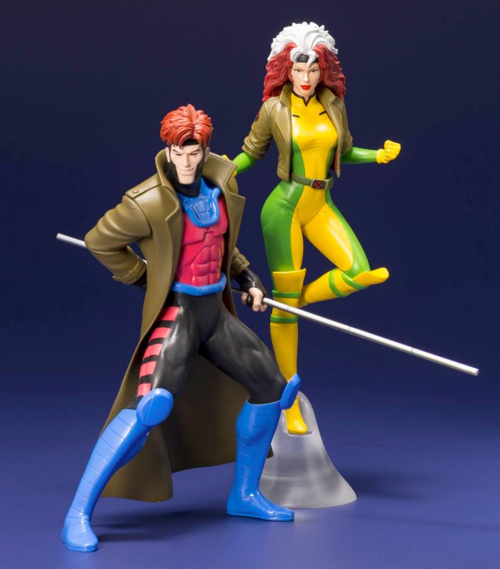 X-Men: The Animated Series - Rogue and Gambit Statues