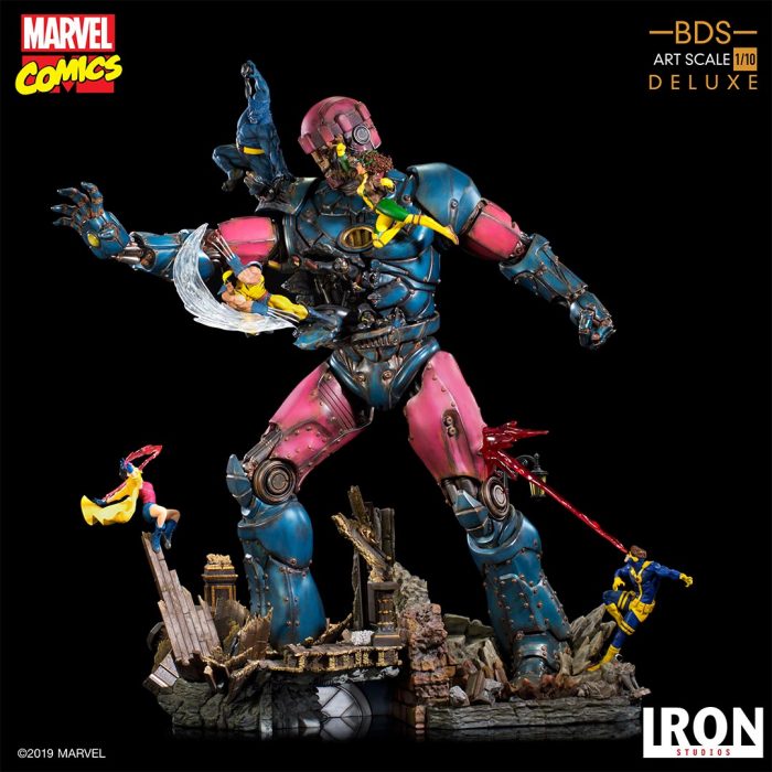 X-Men vs Sentinel Iron Studios Battle Diorama Statue