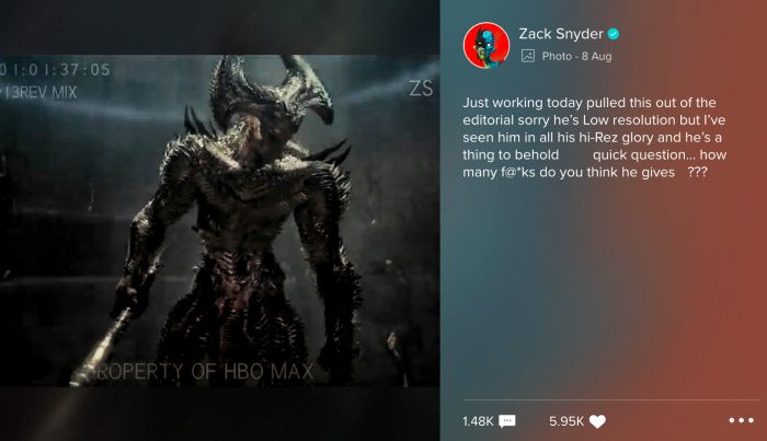 Zack Snyder's Justice League Steppenwolf Photo
