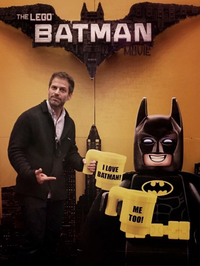 Zack Snyder with LEGO Batman