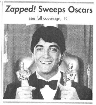 Zapped Sweeps Oscars