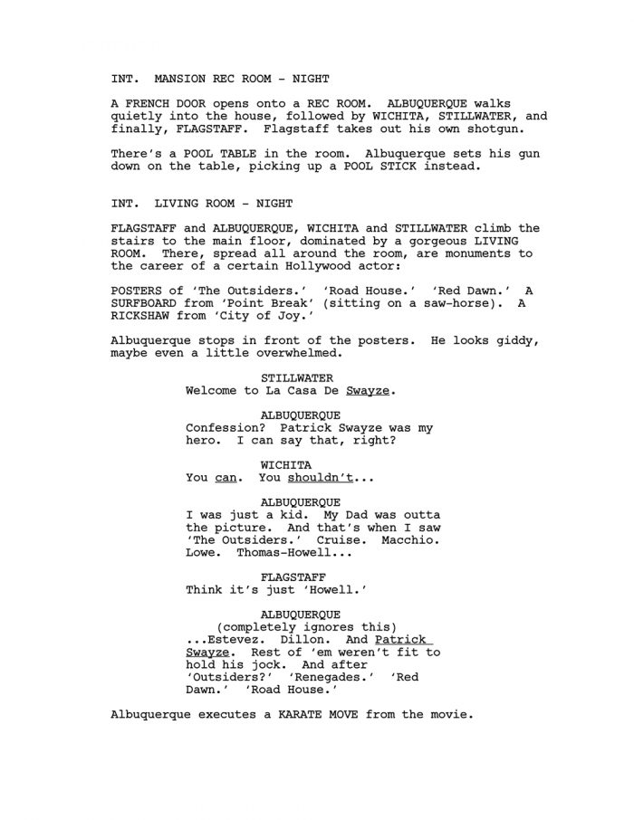 Zombieland Patrick Swayze Cameo Page 1