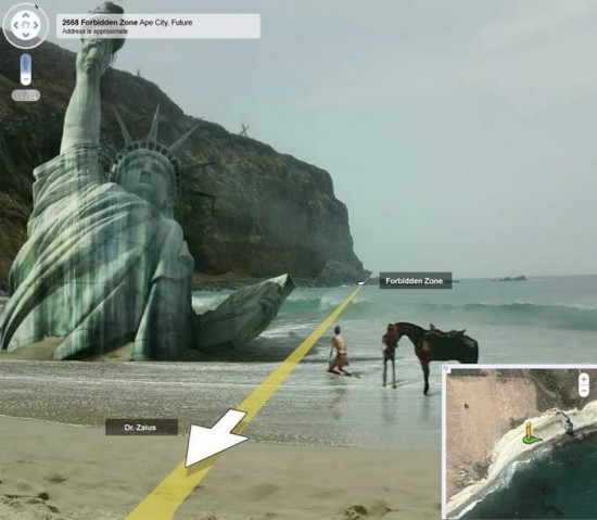 Planet of the apes google street view