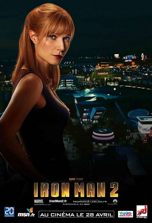 French Iron Man 2 Poster Pepper Pots