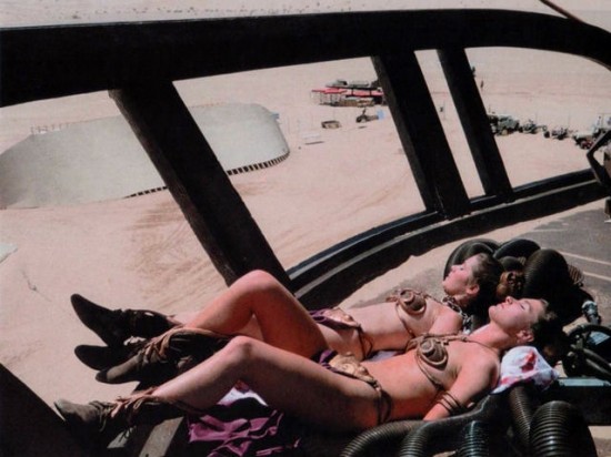 Slave Leia stunt doubles