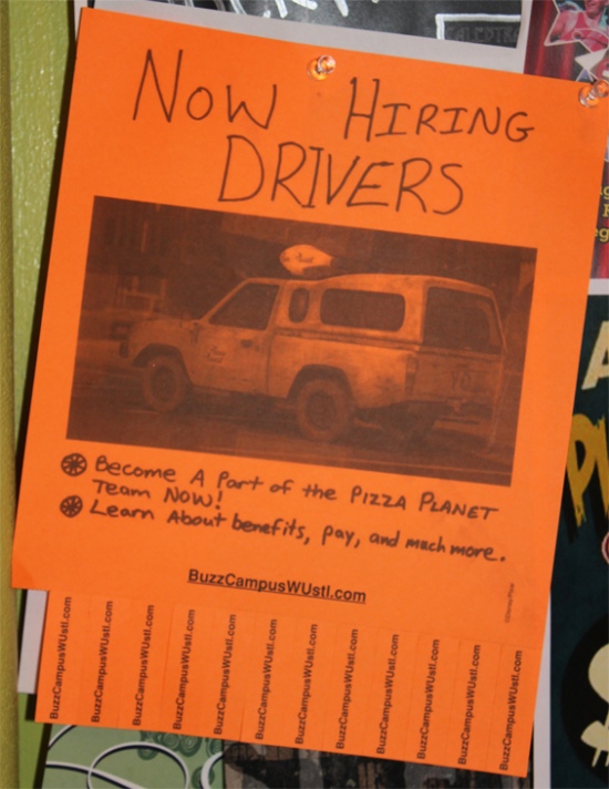 Pizza Planet Hiring