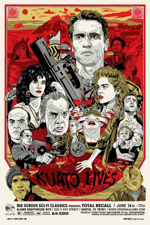 Tyler Stout's Total Recall Poster
