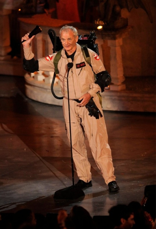 Bill Murray as Ghostbuster at Scream 2010