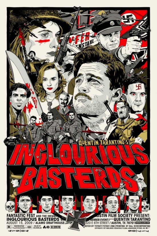 Tyler Stout's Inglourious Basterds Poster