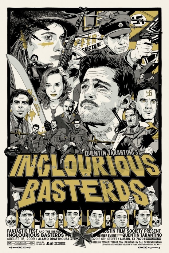 Tyler Stout's Inglourious Basterds Poster