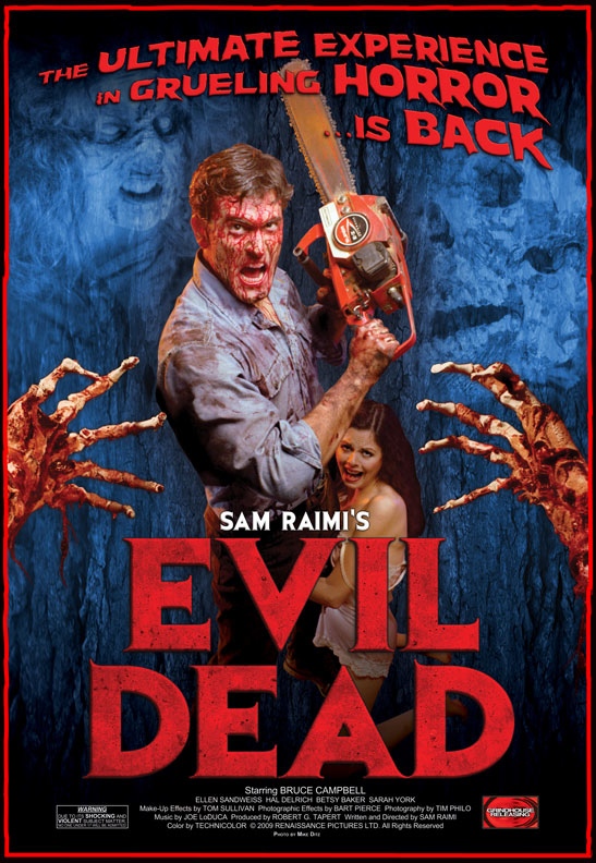 The Evil Dead rerelease poster