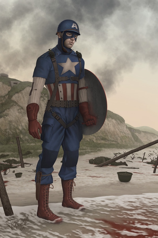 The First Avenger: Captain America NOT REAL concept art by http://elandain.deviantart.com/art/I-could-have-done-more-132286839